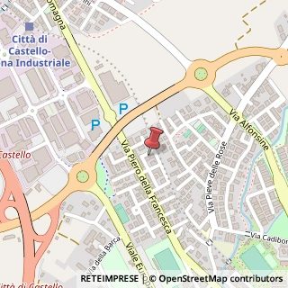 Mappa Via Coventry, 35, 06012 Città di Castello, Perugia (Umbria)