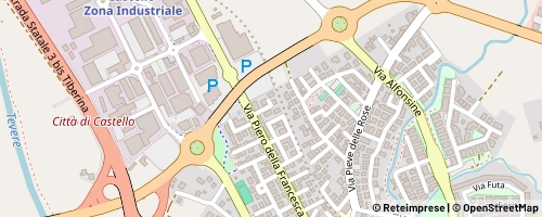 Mappa Città di Castello