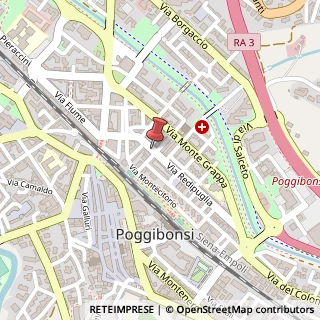 Mappa Via Trento Trieste, 38, 53036 Poggibonsi, Siena (Toscana)