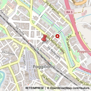 Mappa Via Redipuglia,  22, 53036 Poggibonsi, Siena (Toscana)