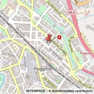 Mappa Via Giuseppe Verdi, 22, 53036 Poggibonsi, Siena (Toscana)