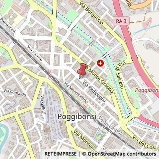 Mappa Piazza Roma, 2, 53036 Poggibonsi, Siena (Toscana)