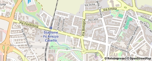 Mappa Arezzo
