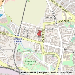 Mappa Via Genova, 6, 52100 Arezzo, Arezzo (Toscana)