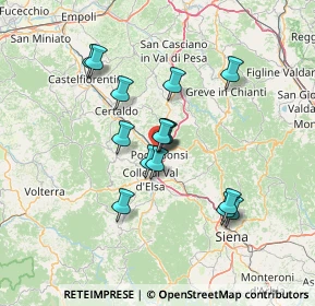 Mappa Via Privata Sardelli, 53036 Poggibonsi SI, Italia (11.99333)