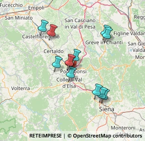 Mappa Via Privata Sardelli, 53036 Poggibonsi SI, Italia (12.48167)