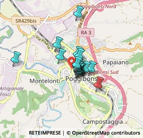 Mappa Via Privata Sardelli, 53036 Poggibonsi SI, Italia (0.46444)