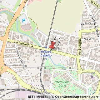 Mappa Via catenaia 3, 52100 Arezzo, Arezzo (Toscana)