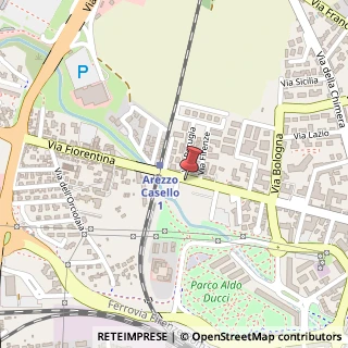 Mappa Via Marco Perennio, 93F, 52100 Arezzo, Arezzo (Toscana)