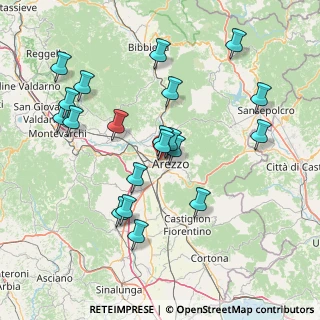 Mappa Via Albert Einstein, 52100 Arezzo AR, Italia (15.9555)