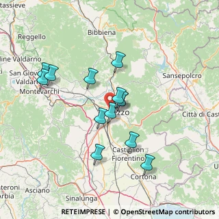 Mappa Via Albert Einstein, 52100 Arezzo AR, Italia (12.96077)