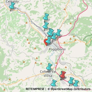 Mappa Via Liguria, 53036 Poggibonsi SI, Italia (5.10214)