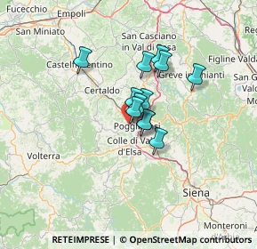 Mappa Via Liguria, 53036 Poggibonsi SI, Italia (8.385)
