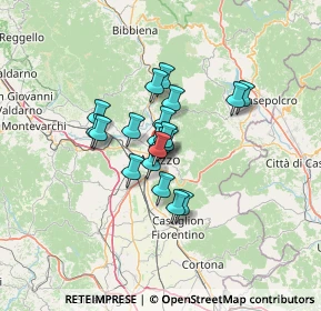 Mappa Via San Domenico, 52100 Arezzo AR, Italia (8.7085)