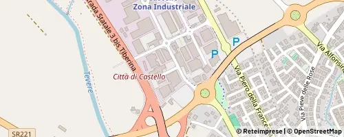 Mappa Città di Castello