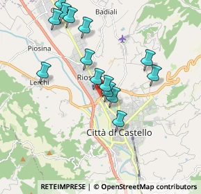 Mappa Via A. Grandi 7 Ang, 06012 Città di Castello PG, Italia (1.88714)