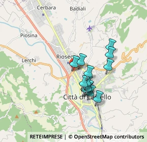 Mappa Via A. Grandi 7 Ang, 06012 Città di Castello PG, Italia (1.39615)