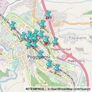Mappa Via Martiri di Belfiore, 53036 Poggibonsi SI, Italia (0.43313)