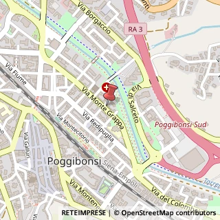 Mappa Via Martiri di Belfiore, 16, 53036 Poggibonsi, Siena (Toscana)