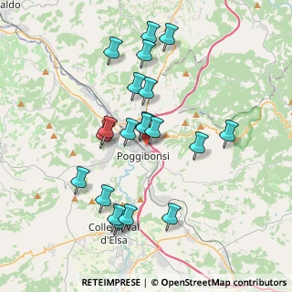 Mappa Via Martiri di Belfiore, 53036 Poggibonsi SI, Italia (3.7575)