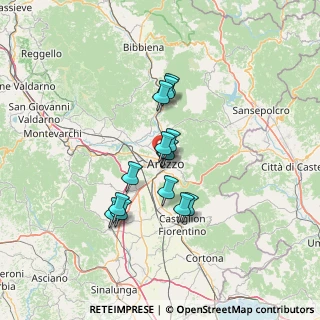 Mappa Via Enrico Fermi, 52100 Arezzo AR, Italia (10.39643)