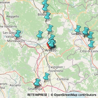Mappa Via Enrico Fermi, 52100 Arezzo AR, Italia (17.4645)