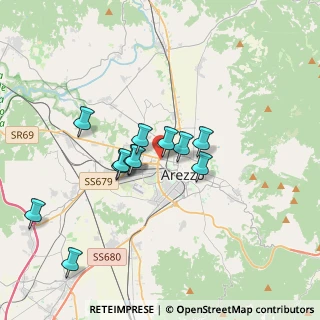 Mappa Via Enrico Fermi, 52100 Arezzo AR, Italia (3.125)