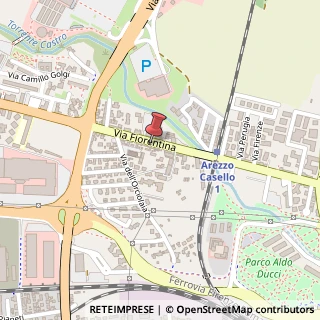 Mappa Via Fiorentina, 87, 52100 Arezzo, Arezzo (Toscana)