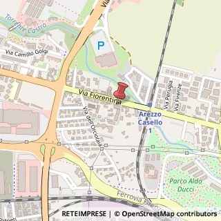 Mappa Via Fiorentina, 57, 52100 Monte San Savino, Arezzo (Toscana)