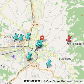 Mappa Via Guido Tarlati, 52100 Arezzo AR, Italia (1.90545)