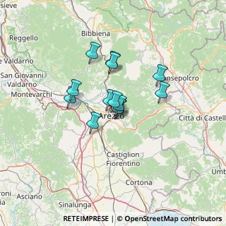 Mappa Via Guido Tarlati, 52100 Arezzo AR, Italia (9.09846)