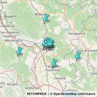 Mappa Via Guido Tarlati, 52100 Arezzo AR, Italia (7.87417)