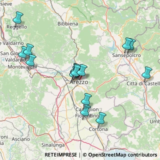 Mappa Via Guido Tarlati, 52100 Arezzo AR, Italia (17.05533)