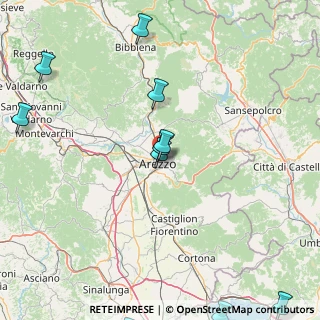 Mappa Via Guido Tarlati, 52100 Arezzo AR, Italia (39.3355)