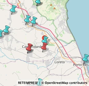 Mappa Via della Crocetta, 60022 Castelfidardo AN, Italia (5.46846)
