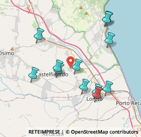 Mappa Via della Crocetta, 60022 Castelfidardo AN, Italia (4.0625)