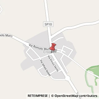 Mappa Via della Crocetta, 2, 60022 Castelfidardo, Ancona (Marche)