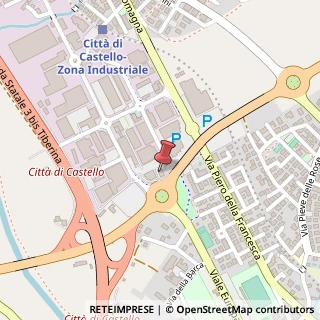 Mappa Via Rodolfo Morandi, 06012 Città di Castello PG, Italia, 06012 Città di Castello, Perugia (Umbria)
