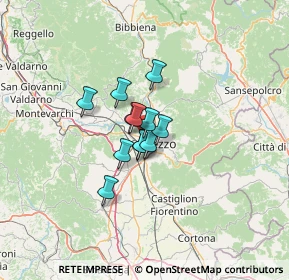 Mappa Via Luigi Pasteur, 52100 Arezzo AR, Italia (7.13667)