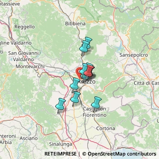 Mappa Via Louis Pasteur, 52100 Arezzo AR, Italia (7.63583)