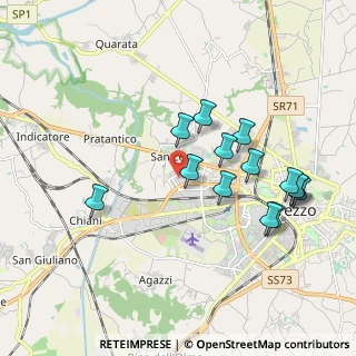 Mappa Via Louis Pasteur, 52100 Arezzo AR, Italia (1.93714)
