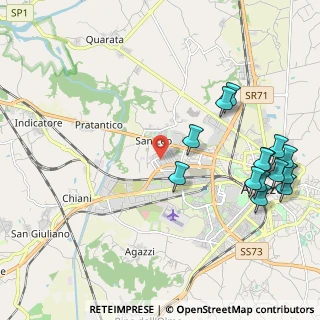 Mappa Via Louis Pasteur, 52100 Arezzo AR, Italia (2.63714)