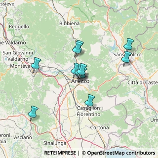 Mappa Via Bologna, 52100 Arezzo AR, Italia (10.57)