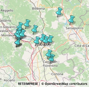Mappa Via Bologna, 52100 Arezzo AR, Italia (15.4475)