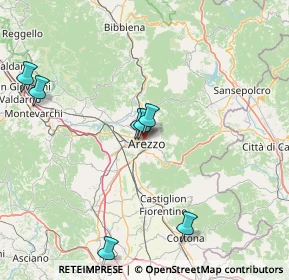 Mappa Via Bologna, 52100 Arezzo AR, Italia (31.84583)