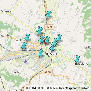 Mappa Via Bologna, 52100 Arezzo AR, Italia (1.46083)
