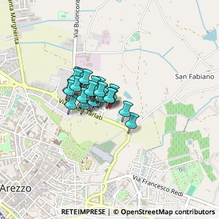 Mappa Largo Cairoli, 52100 Arezzo AR, Italia (0.24643)