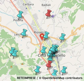 Mappa Via Papa Giovanni XXIII, 06044 Città di Castello PG, Italia (2.278)