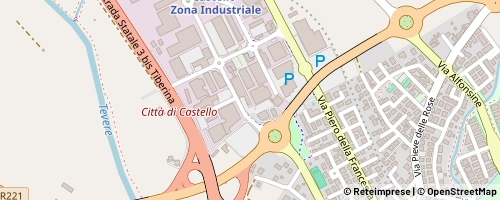 Mappa Città di Castello