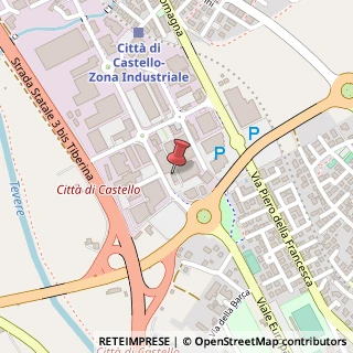Mappa Via Rodolfo Morandi, 5, 06012 Città di Castello, Perugia (Umbria)